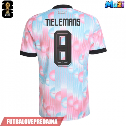 Lacne Muži Futbalové dres Belgicko Youri Tielemans #8 MS 2026 Krátky Rukáv - Preč